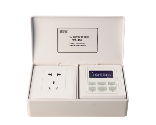 BRT-480 Timer Socket with Daily Multiple Period Settings